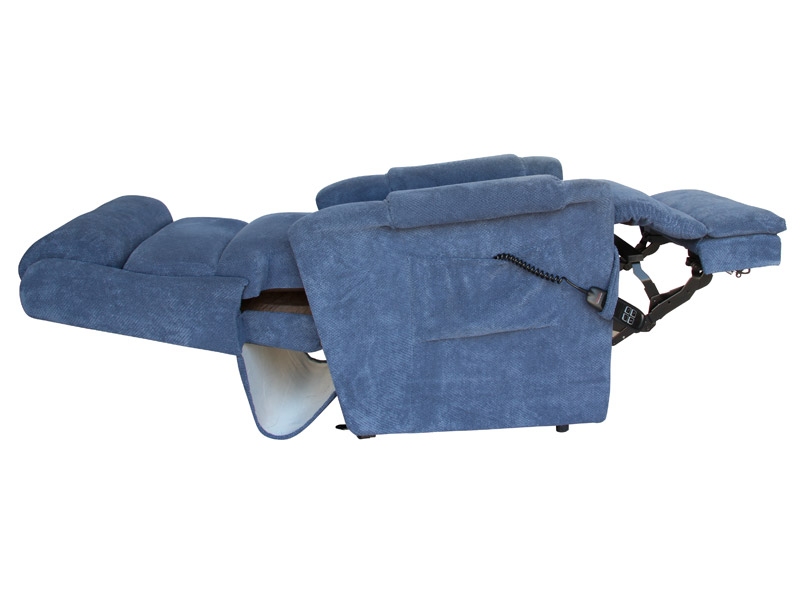 Lift & Recline Chair, 2 Motor, Medium, Blue, Topform Ashley (SWL 155kg)